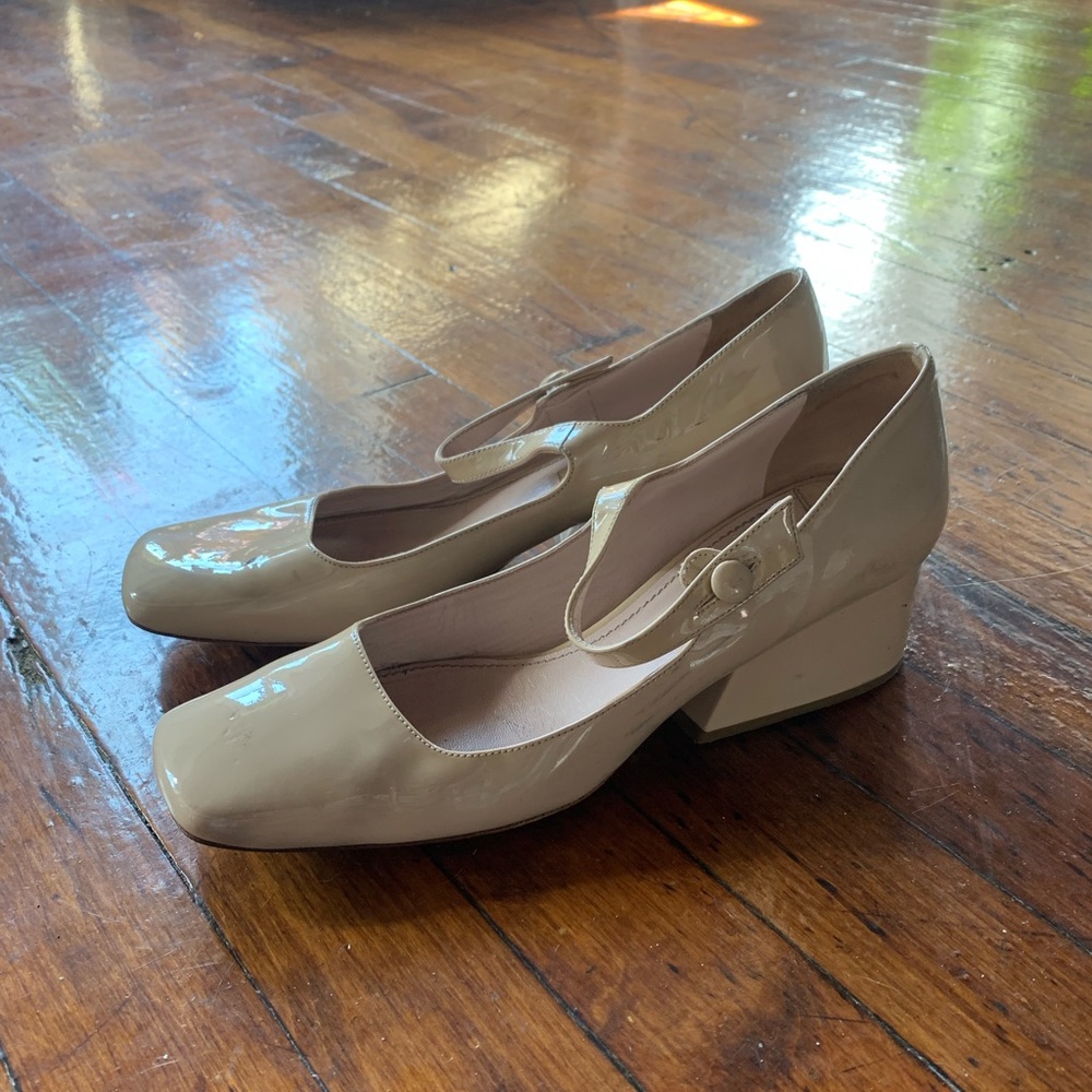 Miu Mui Patent Leather Flats